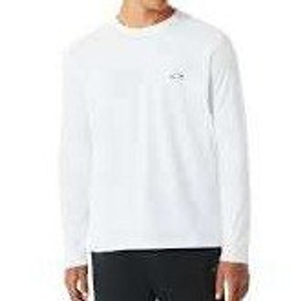 Oakley White Long Sleeve Logo T-Shirt Mens Size Large